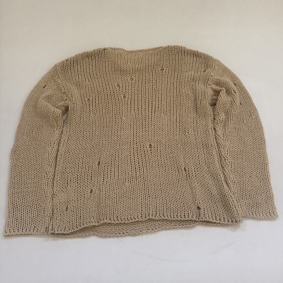 Mustard Seed Distressed Sweater Womans Medium BOHO Cottagecore - Picture 6 of 9